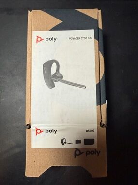 Poly Voyager 5200 UC Bluetooth Headset - Black